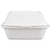 Take Out Boxes Clamshell Hinged Biodegradable To Go Food Containers - 6