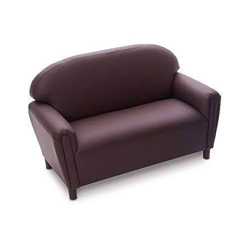 Brand New World Furniture FS2C100 Brand New World School Age Enviro-Child Upholstery Sofa, Chocolate