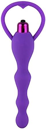 Prostate Vibration Toy For Man Silicone Waterproof G Point Stimulate Prostate Massager Anal Vibrator - purple