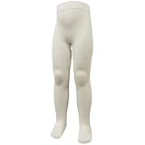 White Flower Girls 6000 Tight, White, 6-12 Months