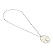 AeraVida Cultured Freshwater White Pearl Eternal Tree of Life Brass Beads Long Necklace