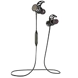 Bluephonic Bluetooth Headphones - Magnetic Wireless Earbuds w/ Microphone | Impeccable HD Sound | Sports Running & Gym Workout Noise Cancelling Headset | Fit In Ear Sweatproof Earphones | 8 Hour Play