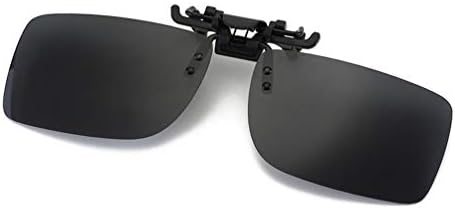 Polarized Clip-on Sunglasses Anti Glare UV 400 Fishing Driving Sun Glasses Over Prescription Glasses