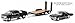 Chevrolet 2015 Silverado 1500 and 1967 Impala Sport Sedan on Flatbed Trailer Supernatural TV Series (2005-Current) 1/64 by Greenlight 31020 C