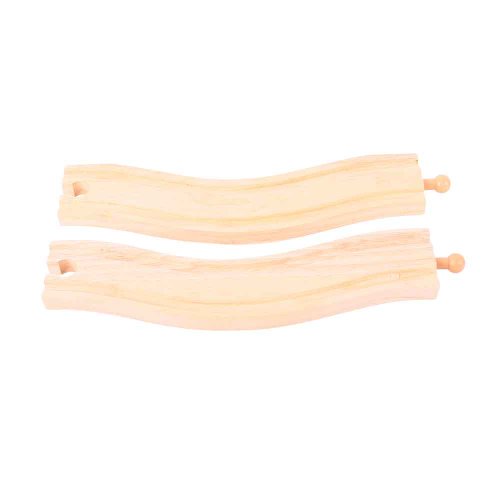 Bigjigs Rail BJT173 Wavy Track (Pack of 2)