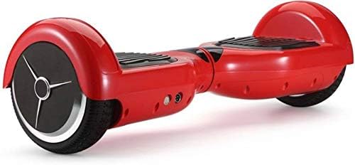 Ayaan Toys Hoverboard Electric Scooter Light-Weight Self-Balancing Flexible Rubber Bumper Protection with Bluetooth Speaker and LED Signals (6.5inch, Red)