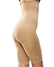 Belugue Women's High Waist Shapewear Shorts Tummy Control Thigh Slimmer Nude