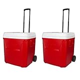 Igloo Ice Cube Roller Cooler (60-Quart, Ocean Blue)