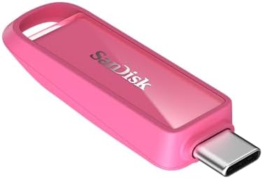 Phone Drive mit USB Type-C 512 GB (Flash-Laufwerk für Smartphones, Tablets und Computer, 150 MB/s Lesen, Schlüsselring-Öse zur Mitnahme, 1 Jahr RescuePRO Deluxe-Software) - Seastar Pink