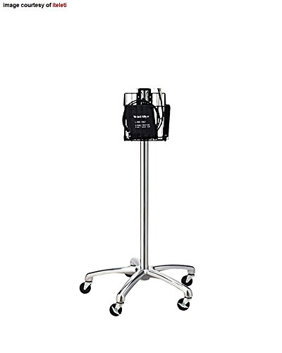Welch Allyn Monitor Rolling Stand with Basket for Spot, Spot LXi, VSM 300 Series & Connex