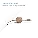 Native Union ANCHOR Cable - 6.5ft Ultra-Strong Reinforced [Apple MFi Certified] iPhone/iPad Lightning to USB Charging Cable with Anchor Weight (Taupe)