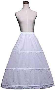 Lovewedding88 3-Hoops Underskirt Full Crinoline Petticoat Wedding Skirt Slip Bridal 30