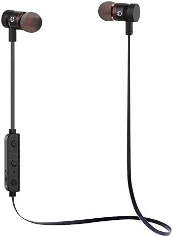 Jave Bluetooth Headphones Sweatproof Sports Earphones Wireless Headset Magnetic attraction Earbuds for Running Workout Gym Noise Cancelling