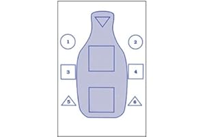 LAW ENFORCEMENT SWAT SEB Training Target w/Q Scoring 23 x 35 Inch