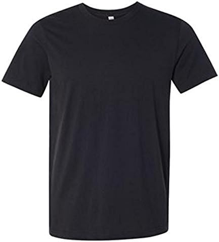 Padrona Solids Men's Swipe to the Right Tees Medium Black