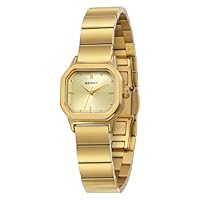 BERNY Gold Watches for Women Dainty Ladies Square Quartz Watch Japanese Quartz Movement 3ATM Waterproof Fashion Small Female Wrist Watch Luxury Birthday Gifts for Lady