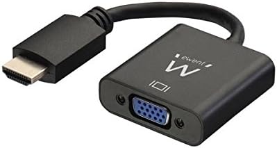 ewent EW9864-HDMI to VGA (Male to Female) Adapter for Computer Desktop, Laptop, PC, Monitor, Projector, HDTV, Chromebook