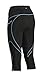 CW-X Conditioning Wear Women's 3/4 Insulator Stabilyx Tights, Black, Small