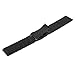 BABAN 18-24mm Stainless Steel Watch Band Strap Double Button Fold Clasp Buckle Lock Flip