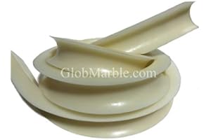 GLOBMARBLE Concrete Countertop Mold, Countertop Edge Form Bullnose CEF 7012