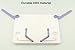 Maydahui Mini Desktop Book Stand Portable Foldable Lightweight Book Rest for Music Score Cookbook Tablet (Max Size 12 X 6 Inches) Ergonomic Reading Posture