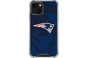 Skinit Clear Phone Case Compatible with iPhone 13 - Officially Licensed NFL New England Patriots Double Vision Design