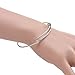 Expandable Wire Blank Bangle Bracelet for DIY Jewelry Making Pack of 10pcs,2.5 inch