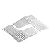 Drawstring Tea Filter Bags, Disposable Unbleached Safe Tea Infuser, M Size Perfect for Loose Leaf Tea（3 Free Clip, Pack-100, White）