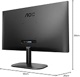AOC 22B2QAM 22" FHD 75Hz VA Monitor Speakers Adaptive Sync Lowblue HDMI DP view 10
