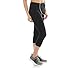 Sport-it Women's Yoga Capri Leggings with Pocket, Black Workout Capris Pants