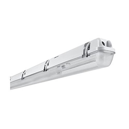Ledvance IP65-Schutzklasse Led Feuchtraumleuchte, für Außenanwendungen, Gehäuse aus Polycarbonat für 1 Led Röhre