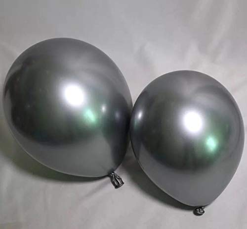 Vilosa Metalic Colorful Ballons for Party and Festival Decorations 50pcs-Pack