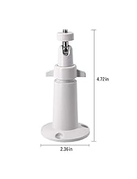 linkpal Arlo Mount Arlo Pro Mount (3 unidades, metal), cámara de seguridad metal Wall Ceiling Mount, Interior exterior montaje ajustable para cámara CCTV Arlo, Arlo Pro, y otros modelos compatibles (Blanco)