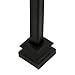 ALEKO Lot of 10, M3 Black Metal Shoe 1/2 Inch for Balusters Stair Supply Part
