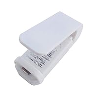 Elegantday Mini Handheld Sealer Heat Bag Sealing Machine for Airtight Food Storage Hand Press Seals Plastic (White)