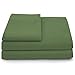 Cosy House Collection Luxury Bamboo Sheets - Blend of Rayon Derived from Bamboo - Cooling & Breathable, Silky Soft, 16-Inch Deep Pockets - 4-Piece Bedding Set - Queen, Sage Green