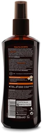 Calypso Monoi Tahiti Bronzing Tanning Oil SPF15 200ml Hydrating Deep Tan view 4