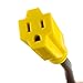 Proline Power RV Electrical Cord Adapter 15 Amp Female to 30 Amp Female with Easy Removal Handle