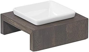 Bowsers Artisan Diner Single Dog Feeder, X-Small, Walnut
