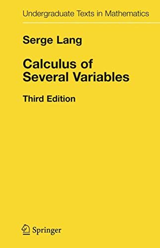 Linear Algebra (Undergraduate Texts in Mathematics): Lang, Serge