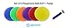 Get Out!! 8.5” Inch Playground Balls 6-Pack PLUS Mesh Drawstring Carrying Bag & Inflator – Latex-Free Rubber Playground Ball Set