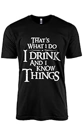 Thread Tank I Drink and I Know Things Men Modern