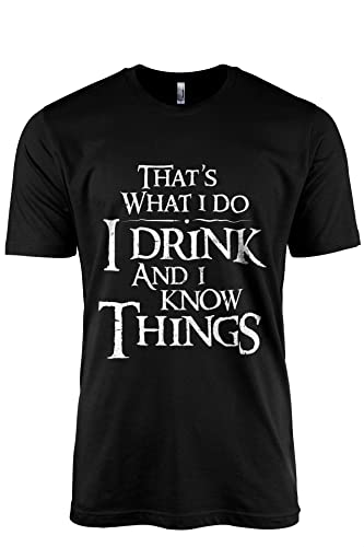 Thread Tank I Drink and I Know Things Men Modern