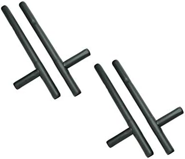 Prowin Corp 20" Safe Foam Covered Tonfa Pair, Side-Handled Baton Black, No Injuries Risk