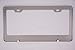 BMW Chrome Stainless Steel License Plate Frame w/ Caps