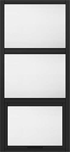 Amazon ラシッサs 室内用窓 デコマド 窓台設置 片側オープン納まり Astmdw Be 1列 3段 W 569mm H 1 2mm 商品色 アイアンブラック Be 納まり 片側オープン納まり 左勝手 本体種類 Fix窓 突出し窓 上から3段目 ガラス種類 モール Lixil リクシル Tostem