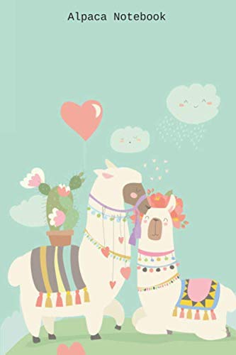 Alpaca Notebook: Small lined Alpaca notebook - Travel Journal to write in - 120 pages - 6"x9"