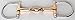 Challenger Tack Horse Horse 5″ English Riding Rose Gold Double Jointed Dee-Ring Snaffle Bit 35596thumb 2