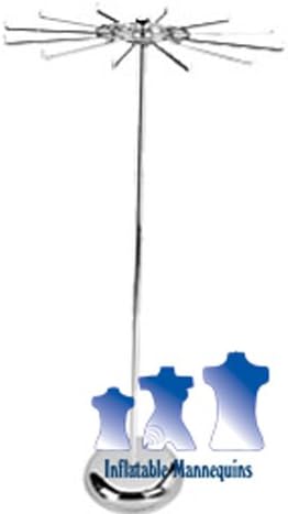 Deluxe Countertop Tie & Belt Stand, Round Base