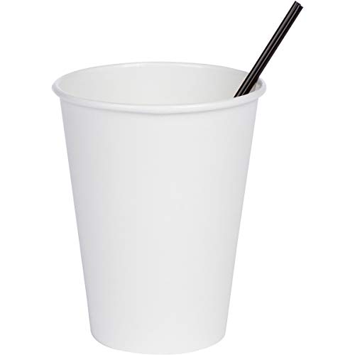 Coffee Stir Sticks, Plastic Stirrers: USA Made, BPA Free: Cocktail Straws, 5.25" Black, 1000ct